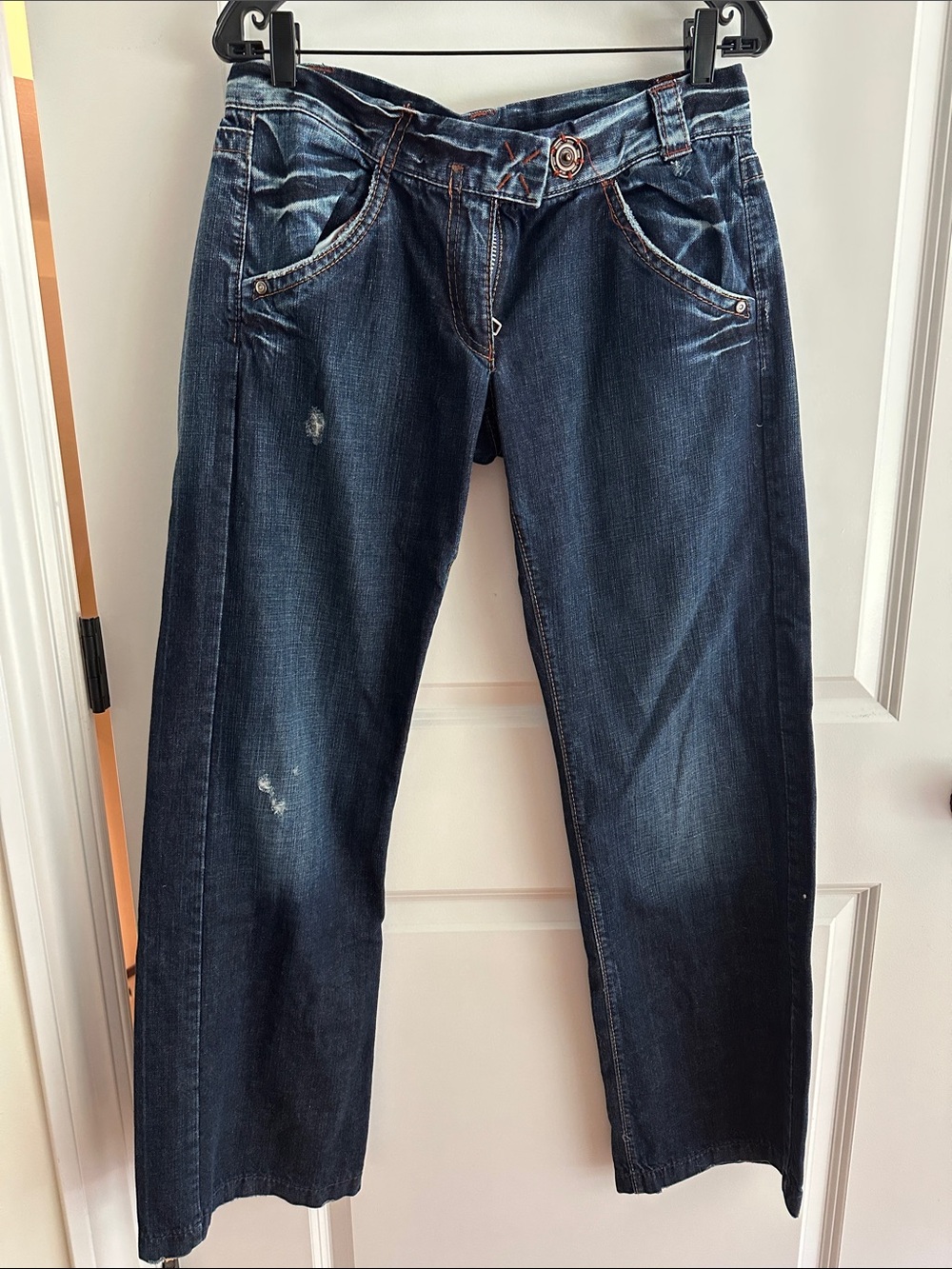 Vintage Y2K Miss Sixty J44R Wide leg Dark Wash Jeans